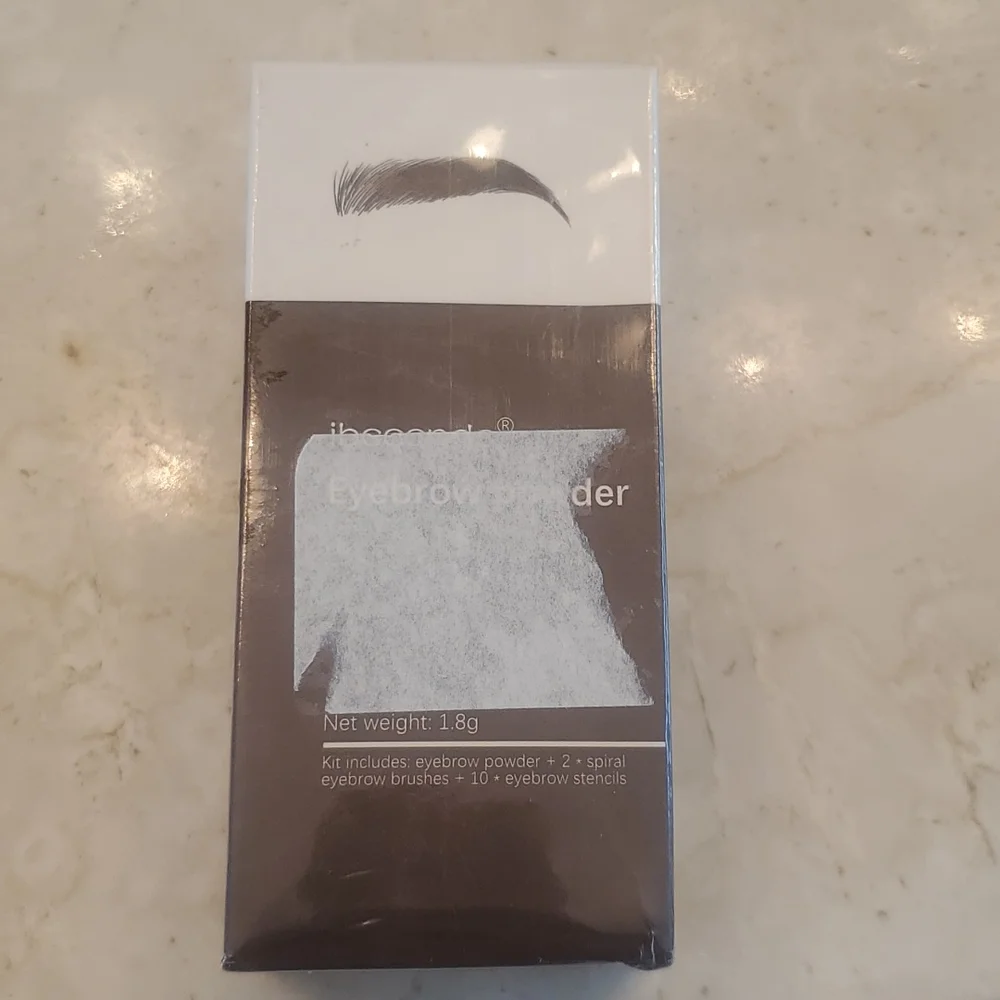 Never opened Tiktok Viral eyebrow stamp powder dark brown - Picture 7 of 8